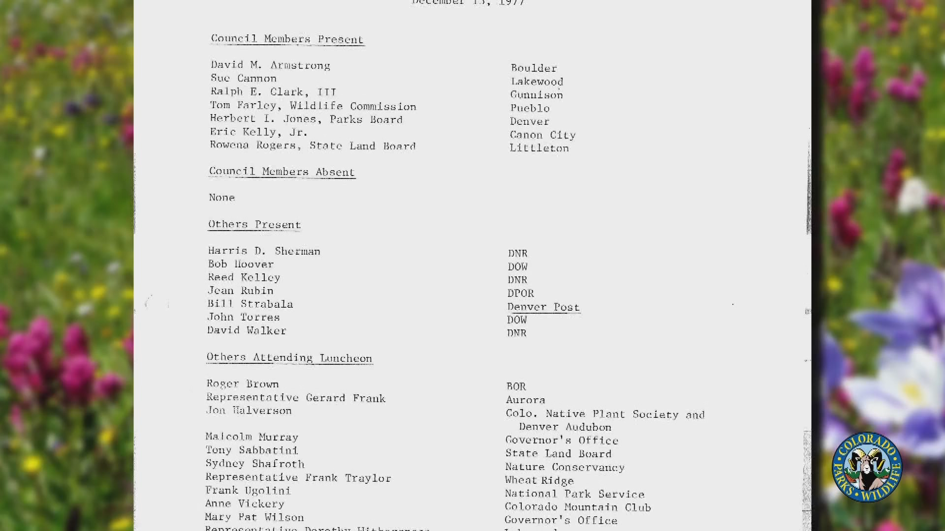 Colorado Natural Areas Program-Colorado Parks & Wildlife