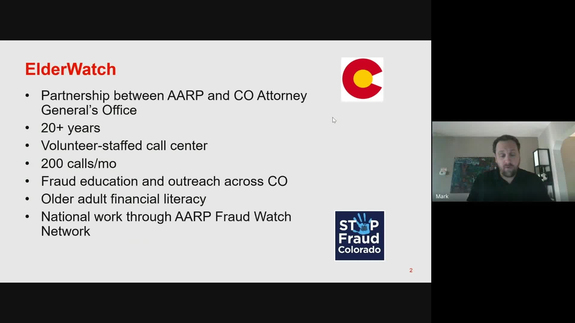 Aging Well Speaker Series-Fraud Prevention
