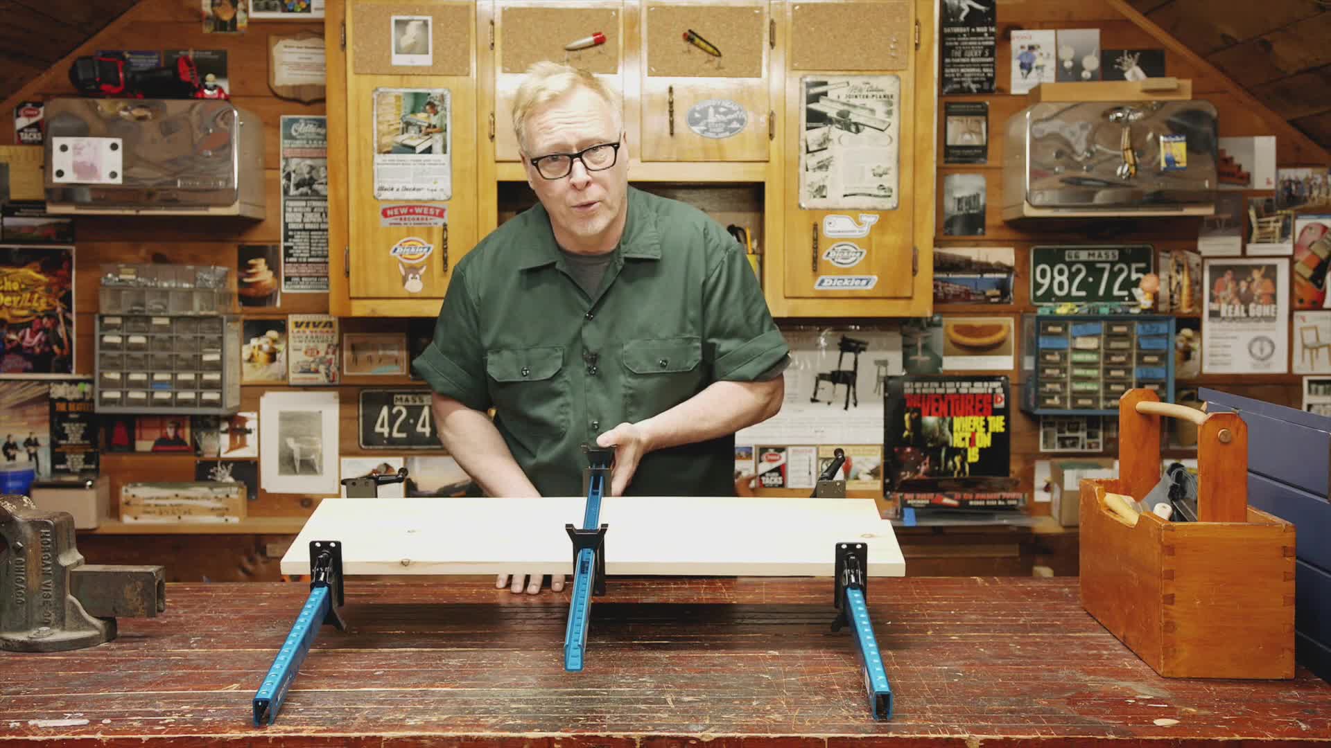 Thumbnail image for The Garage with Steve Butler-Shop Bench and Stool