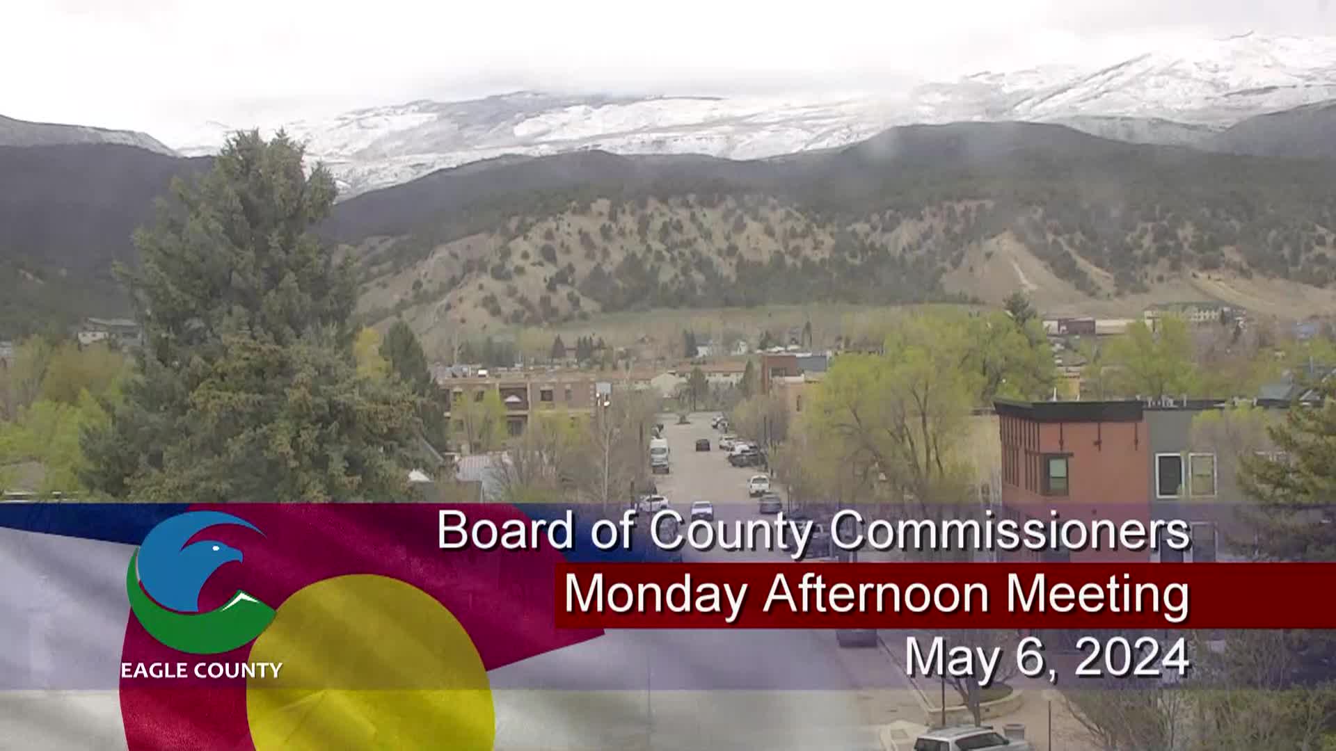 Board of County Commissioners Monday Afternoon Work Session-May 6, 2024