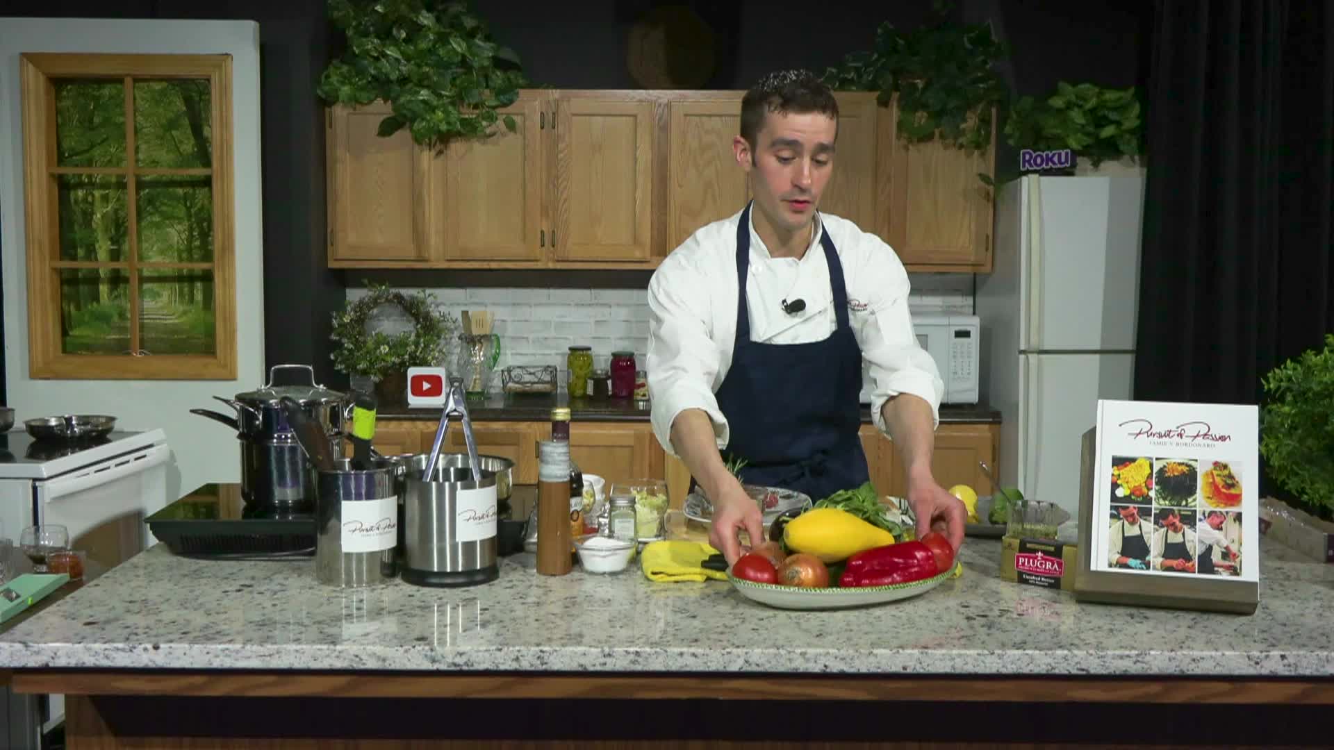 Pursuit of Passion with Chef Bordonaro-Roasted Lamb Ratatouille Roll-Up