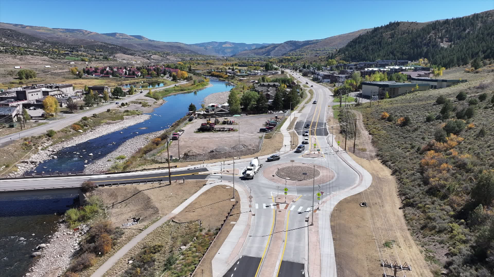 Thumbnail image for Station ID Hillcrest Roundabout Edwards Fall