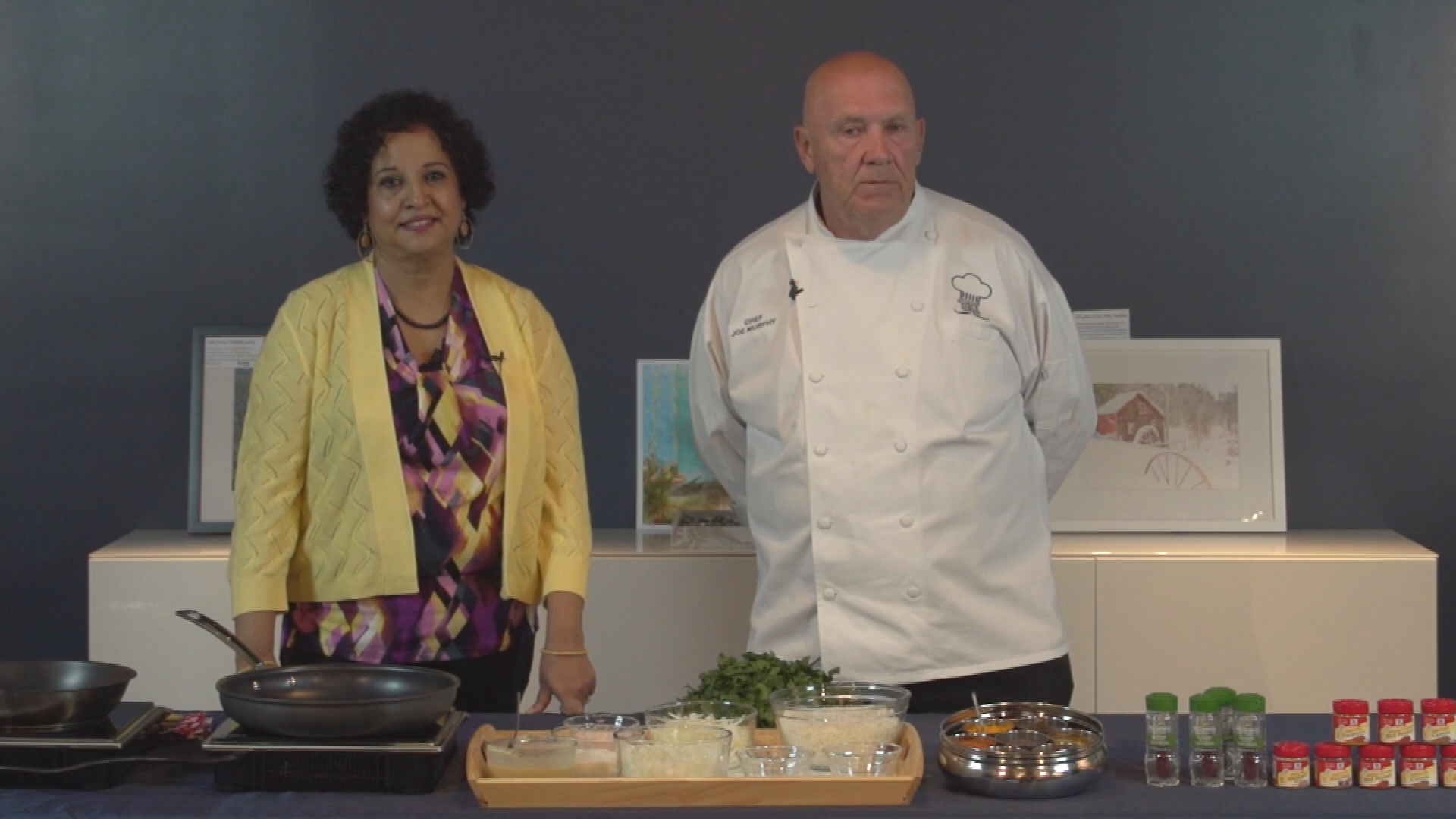 Vegetarian Spice-Tawa Palak and Pyaz Pilaf