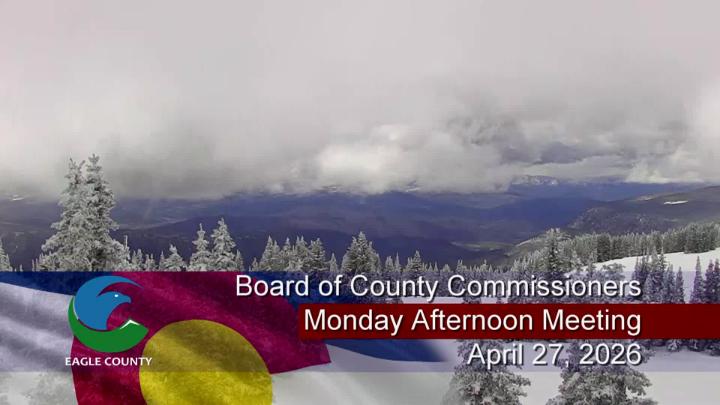 Thumbnail image for Board of County Commissioners Monday Afternoon Meeting-April 27, 2026