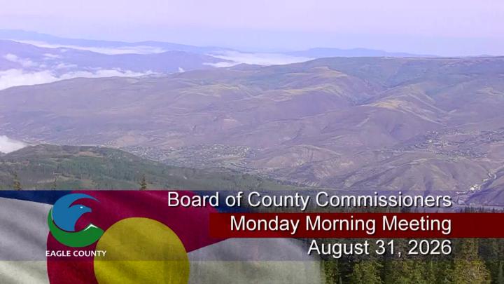 Thumbnail image for Board of County Commissioners Monday Morning Meeting-August 31, 2026