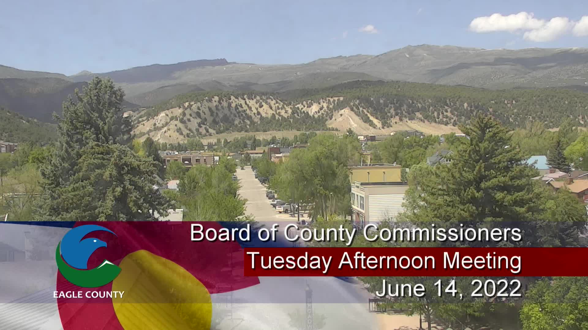 Board of County Commissioners Afternoon Work Sessions-Tuesday, June 14, 2022